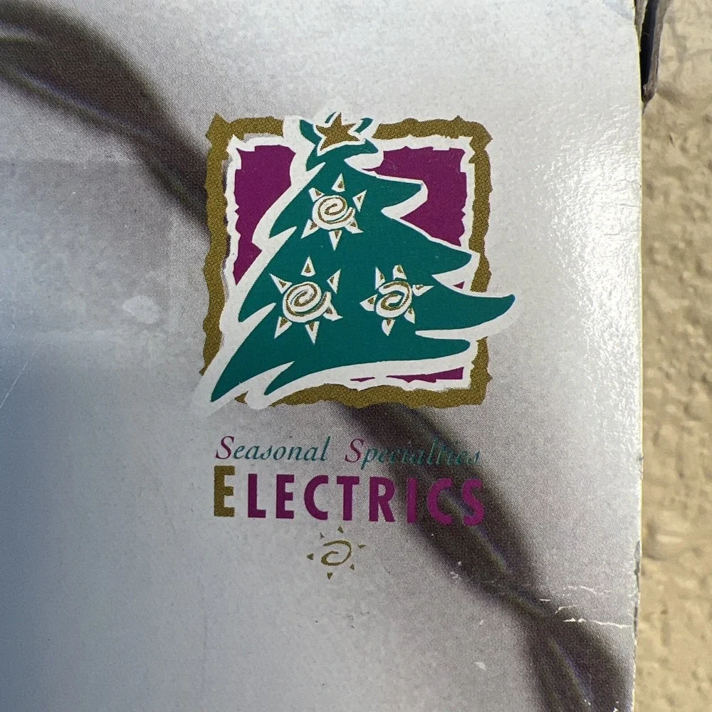 1996- VTG 140 CLEAR Lights Christmas Chasing Action Indoor Outdoor String Lights